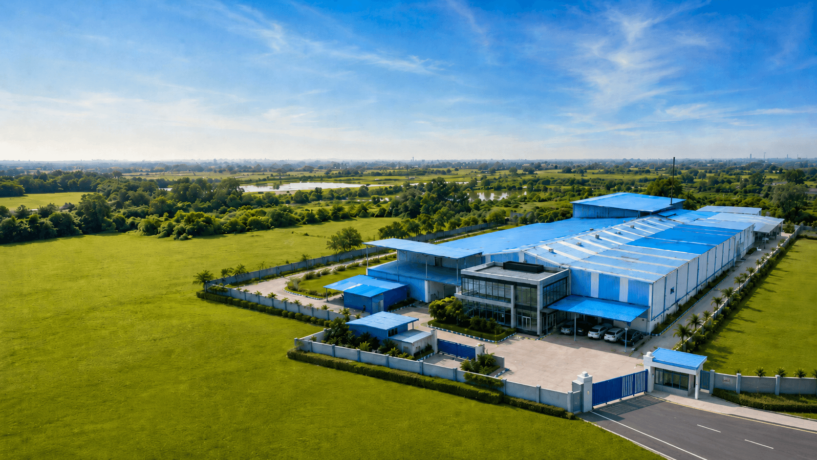 NALEX manufacturing facility aerial view